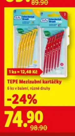 Lidl Tepe mezizubní kartáčky nabídka