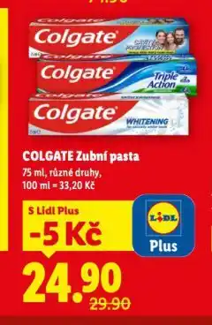 Lidl Colgate zubní pasta nabídka