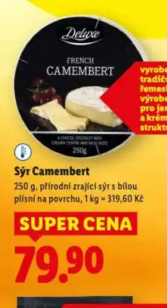 Lidl Sýr camembert nabídka