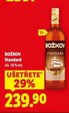 Lidl Božkov standard nabídka