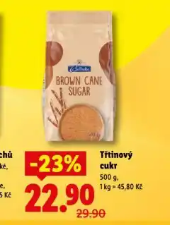 Lidl Třtinový cukr nabídka