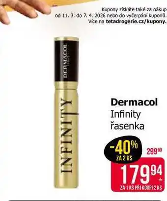 Dermacol Infinity řasenka
