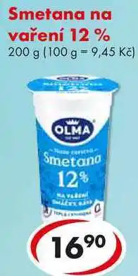 CBA Smetana na vaření 12% nabídka