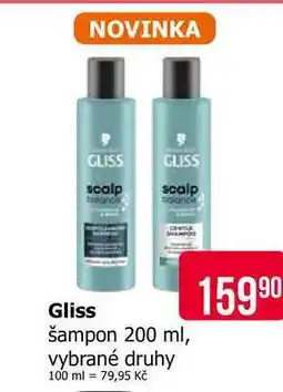 Teta Gliss šampon 200 ml, vybrané druhy nabídka