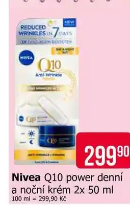 Teta Nivea Q10 power denní a noční krém nabídka