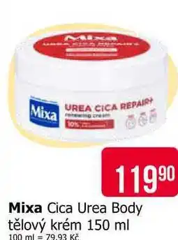 Teta Mixa Cica Urea Body tělový krém nabídka