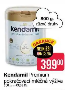 Teta Kendamil Premium pokračovací mléčná výživa nabídka