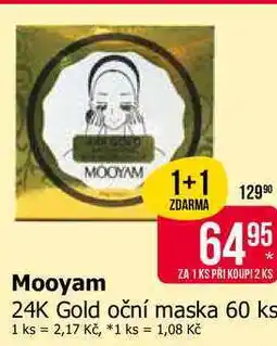 Teta Mooyam Gold oční maska 60 ks nabídka