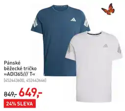 Intersport Pánské běžecké tričko ADI365/// T nabídka