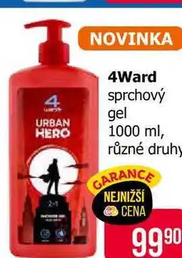 Teta 4Ward sprchový gel 1000 ml, různé druhy nabídka