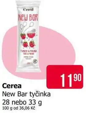 Teta Cerea New Bar tyčinka 28 nebo nabídka