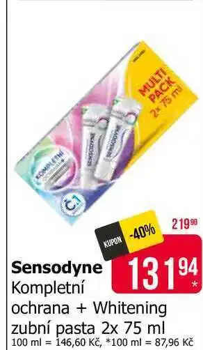 Teta Sensodyne Whitening zubní pasta nabídka
