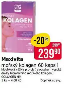 Teta Maxivita mořský kolagen 60 kapslí nabídka