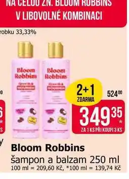 Teta Bloom Robbins šampon a balzam nabídka
