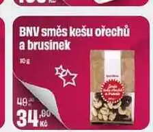 BonVeno BNV směs kešu ořechů a brusinek nabídka