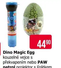 Teta Dino Magic Egg kouzelné vejce s překvapením nebo PAW patrol projektor s lízátkem nabídka