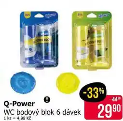 Teta Q-Power WC bodový blok 6 dávek nabídka