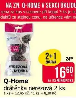 Teta Q-Home drátěnka nerezová 2 ks nabídka