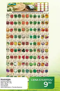 Tamda Foods Nostalgie Semena zeleniny nabídka