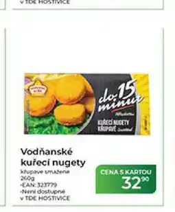 Tamda Foods Vodňanské kuřecí nugety kfupave smažene nabídka