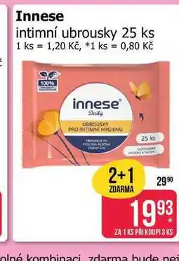 Teta Innese intimní ubrousky 25 ks nabídka