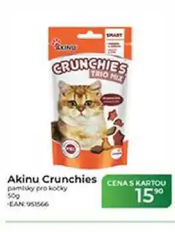 Tamda Foods Akinu Crunchies pamlsky pro kočky nabídka
