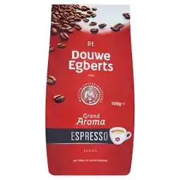 Tamda Foods Douwe Egberts Grand aroma espresso pražená zrnková káva 500g nabídka
