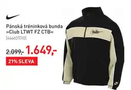 Intersport Pánská tréninková bunda Club LTWT FZ CTB nabídka