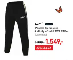Intersport Pánské tréninkové kalhoty Club LTWT CTB nabídka