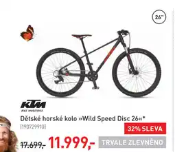 Intersport Dětské horské kolo Wild Speed Disc 26 nabídka