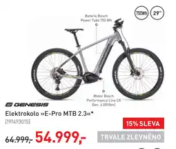 Intersport Elektrokolo E-Pro MTB 2.3 nabídka