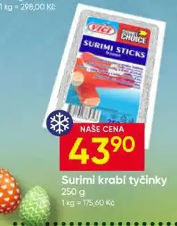 Hruška Surimi krabí tyčinky nabídka