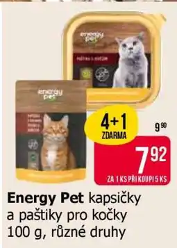 Teta Energy Pet kapsičky a paštiky pro kočky nabídka