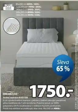 JYSK DREAMZONE Vrchní matrace KVISTEN nabídka