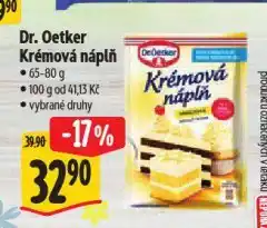 Albert Dr. oetker krémová náplň nabídka
