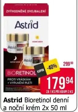 Teta Astrid Bioretinol denní a noční krém 2x 50 ml nabídka