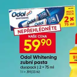Hruška Odol Whitening Zubní pasta nabídka