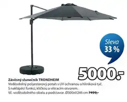 JYSK ZÁVĚSNÝ SLUNEČNÍK TRONDHEIM nabídka