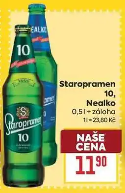 Billa Staropramen 10, Nealko nabídka