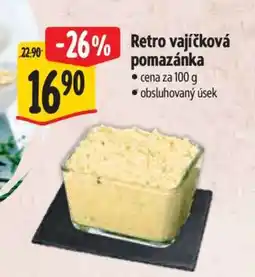 Albert Retro vaječná pomazánka nabídka