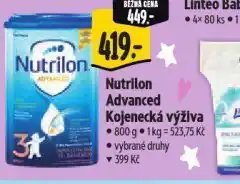 Albert Nutrilon kojenecká výživa nabídka