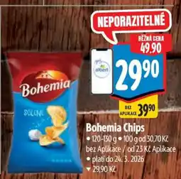 Albert Bohemia chips nabídka