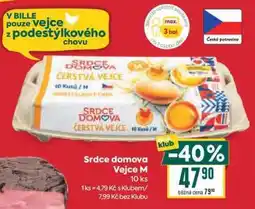 Billa Srdce domova Vejce M nabídka