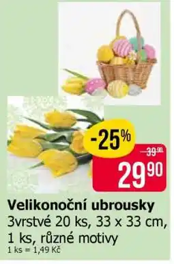 Teta Velikonoční ubrousky nabídka