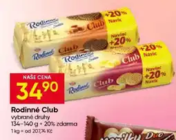 Hruška Rodinné Club nabídka