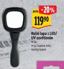 Albert Ruční lupa s LED/UV osvětlením nabídka