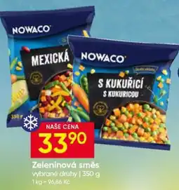 Hruška Zeleninová směs nabídka