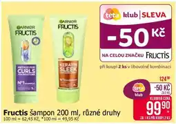 Teta Fructis šampon 200 ml, různé druhy nabídka