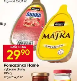 Hruška Pomazánka Hamé nabídka