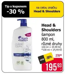 Teta Head & Shoulders nabídka